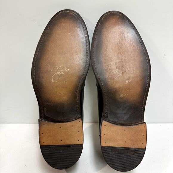 FULL RESOLE Alden 683 Full Strap Penny Loafer Brown Burgundy Calf Made USA 9.5 - Picture 2 of 12